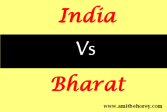 India VS Bharat 